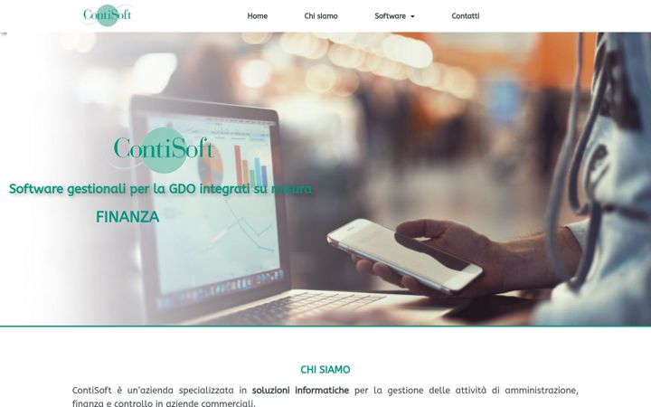 Captura de pantalla de contisoft.it