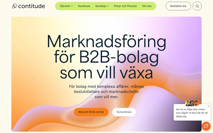 Screenshot of contitude.se