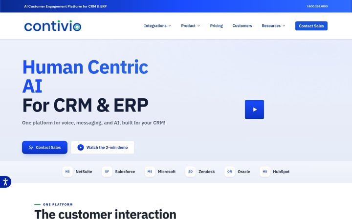 Screenshot of contivio.com