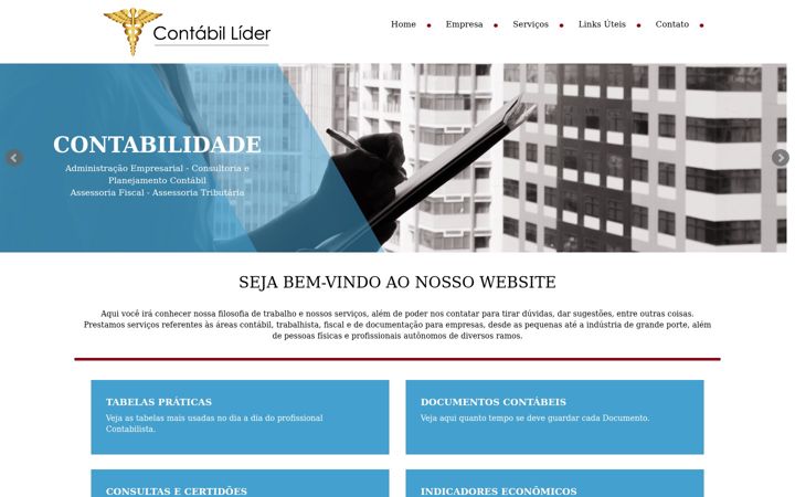 Snimka zaslona za contlider.com.br