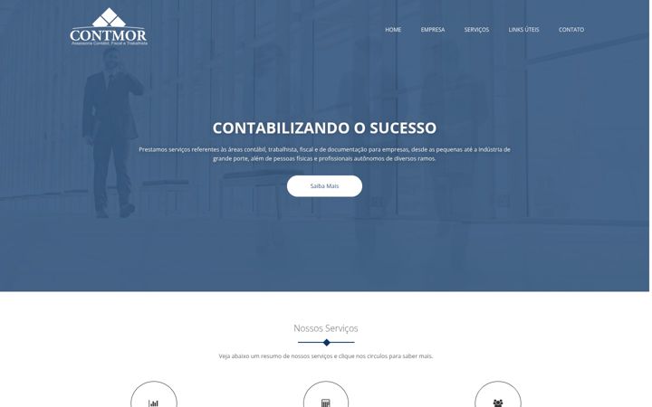 Snimka zaslona za contmor.com.br