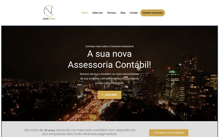 Screenshot of contnews.com.br