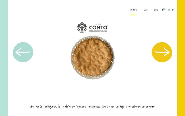 Screenshot of conto.pt