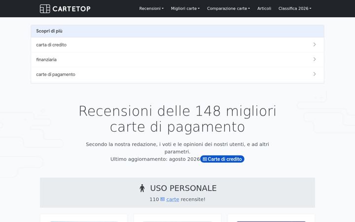 Screenshot of contomigliore.it