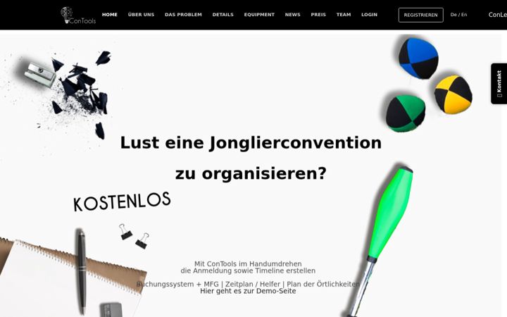 Screenshot of contools.org