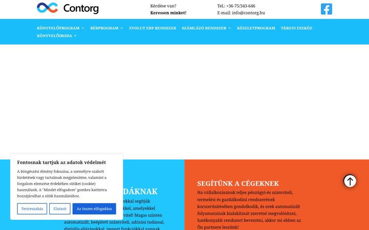 Screenshot of contorg.hu