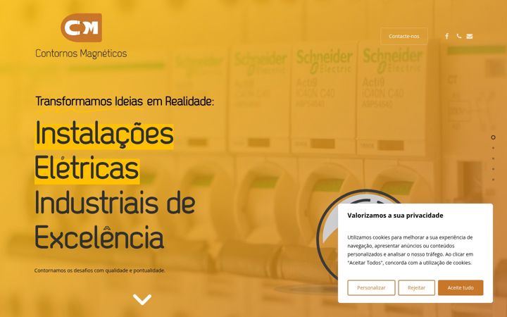 Screenshot of contornos-magneticos.pt