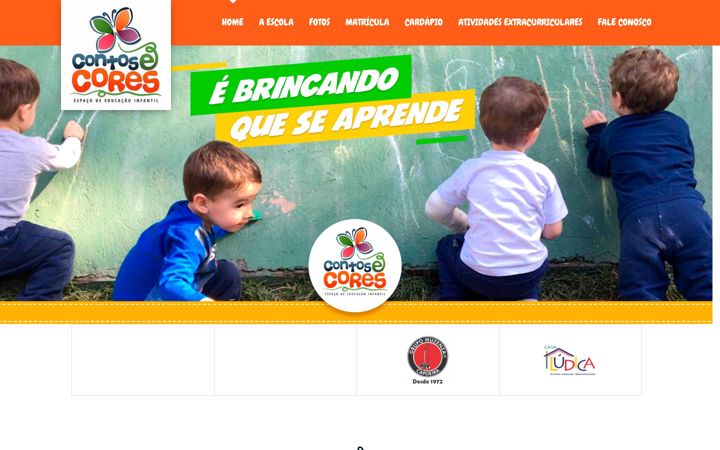 Screenshot of contosecores.com.br