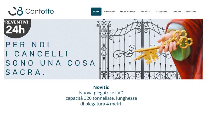 Captura de pantalla de contotto.it