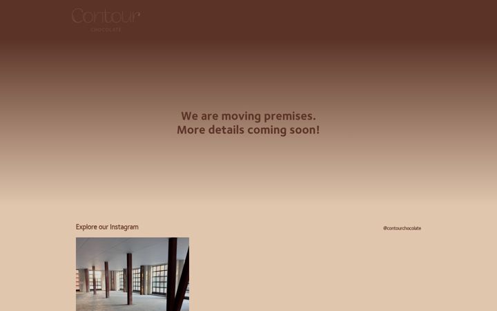 Screenshot of contourchocolate.co.uk