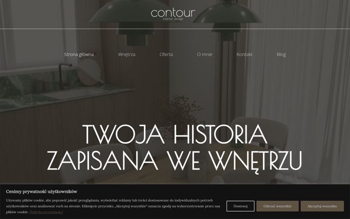Screenshot of contourdesign.com.pl