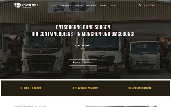Screenshot of contra-muell.de
