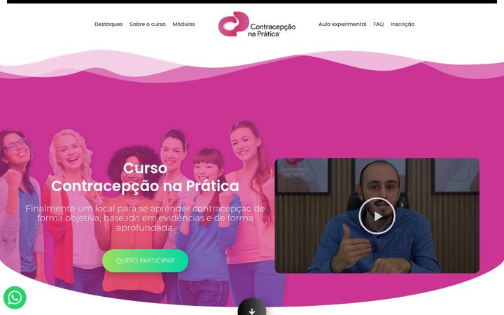 Screenshot of contracepcaonapratica.com.br