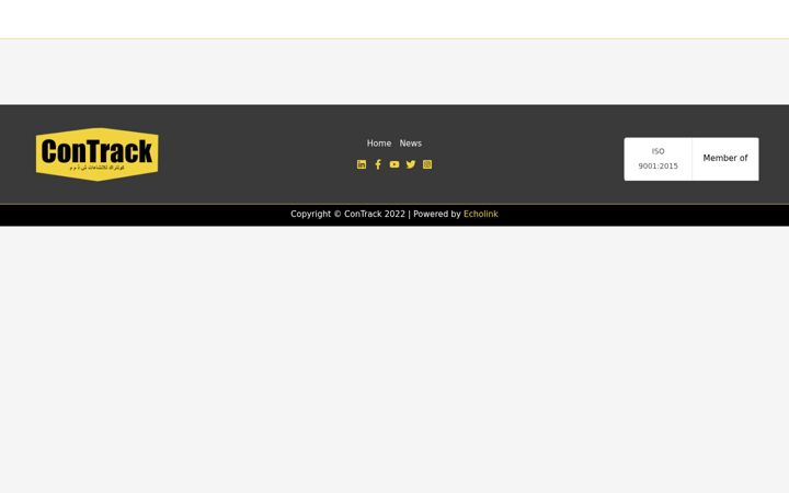 Screenshot of contrack-eg.com