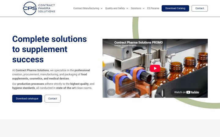 Screenshot of contract-pharma.com