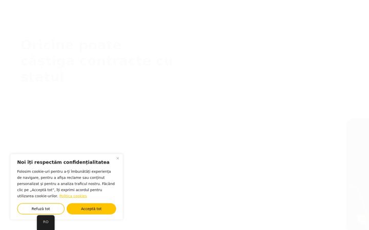 Screenshot of contractecustatul.ro