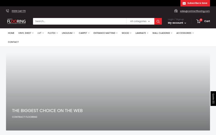 Screenshot of contractflooring.com