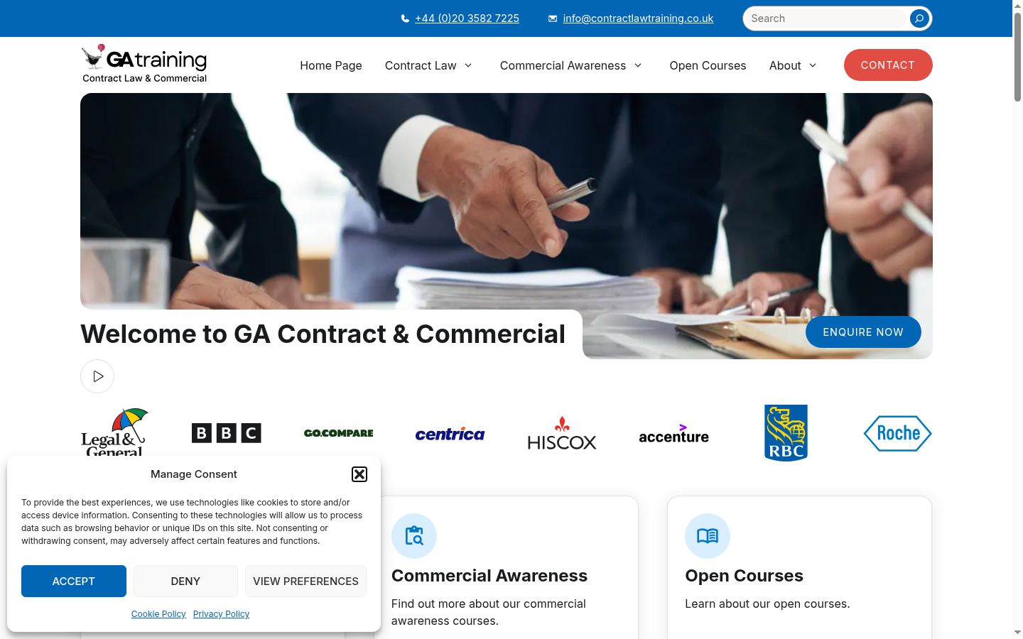 Screenshot tal-banner tal-kunsens muri qabel kwalunkwe interazzjoni