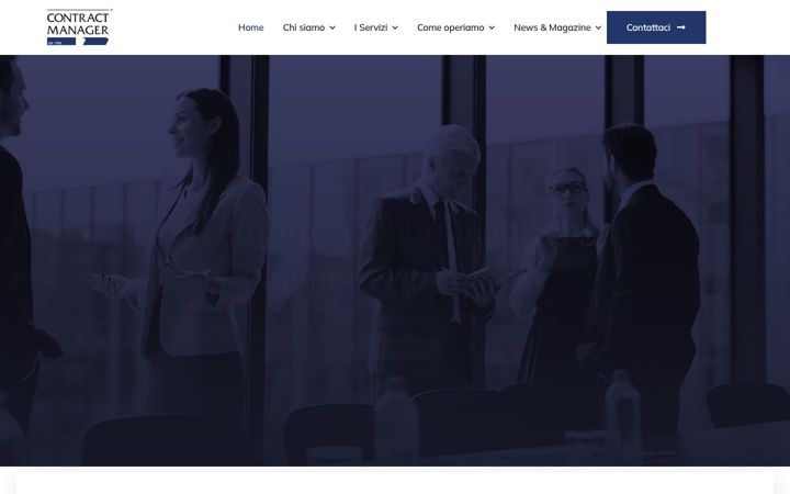 Captura de pantalla de contractmanager.it