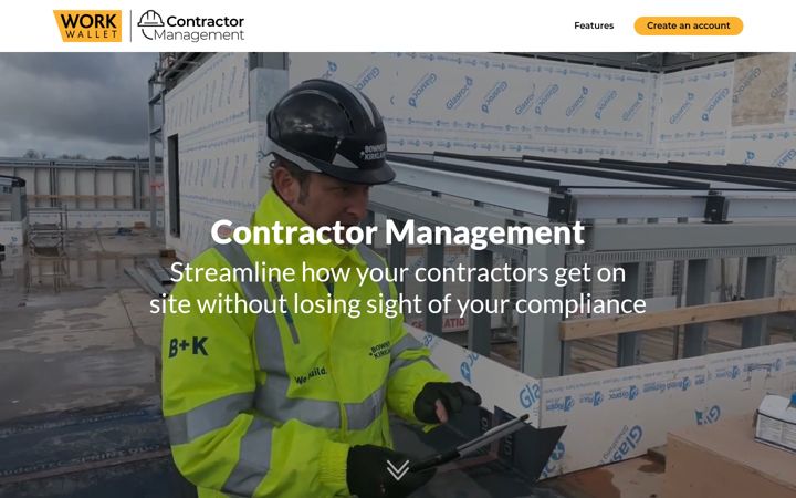 Screenshot of contractor-compliance.com