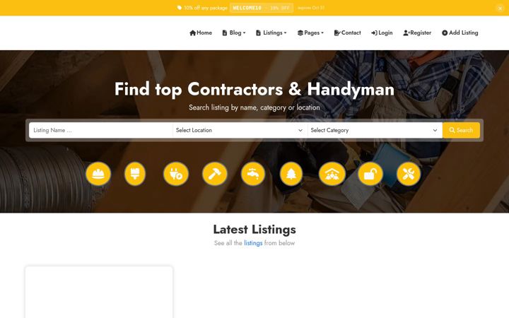Screenshot of contractors-dir.com