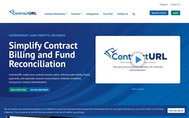 Screenshot of contractpayer.com
