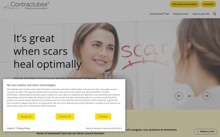 Screenshot of contractubex.com