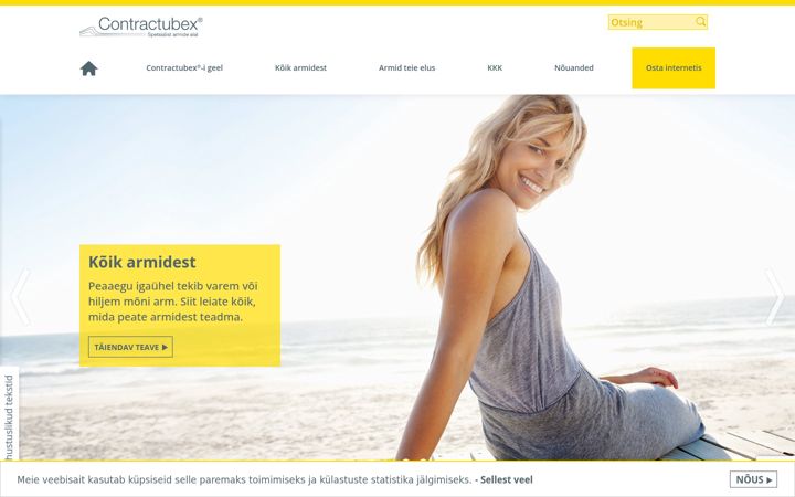 Screenshot of contractubex.ee