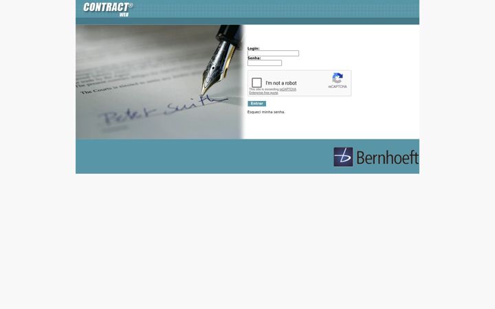 Screenshot of contractweb.com.br
