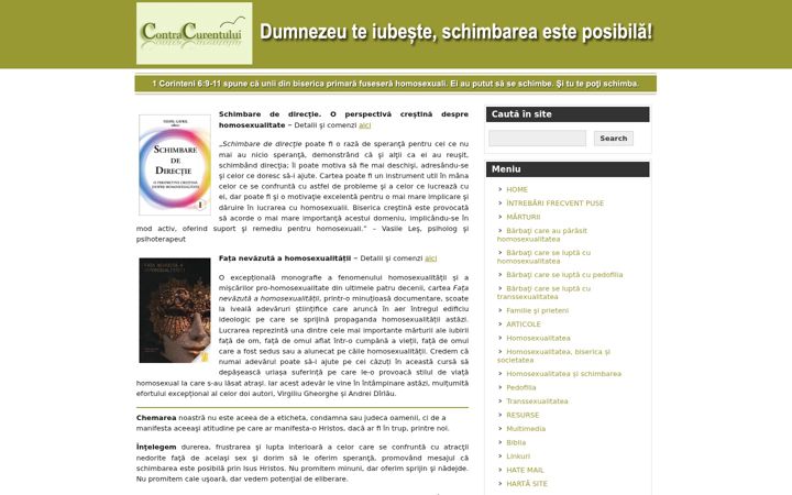 Screenshot of contracurentului.com