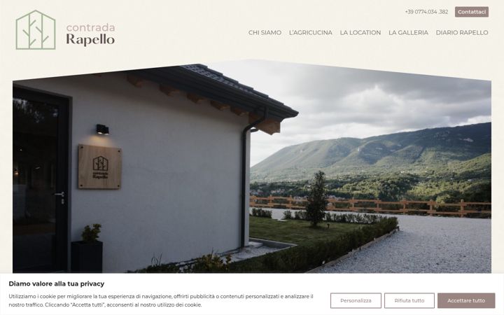 Screenshot of contradarapello.it