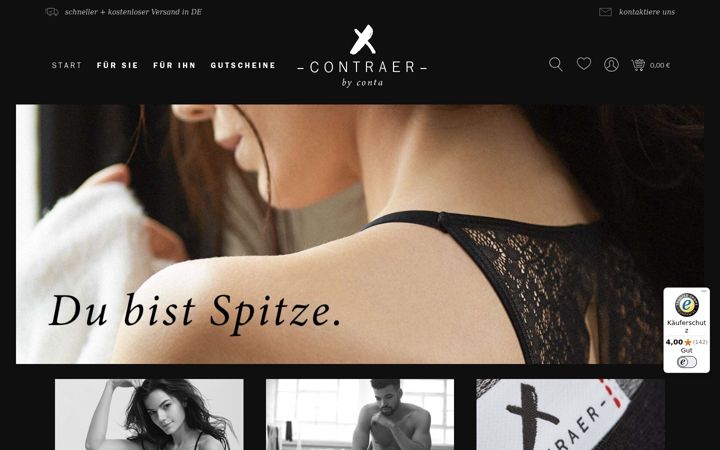 Screenshot of contraer.com