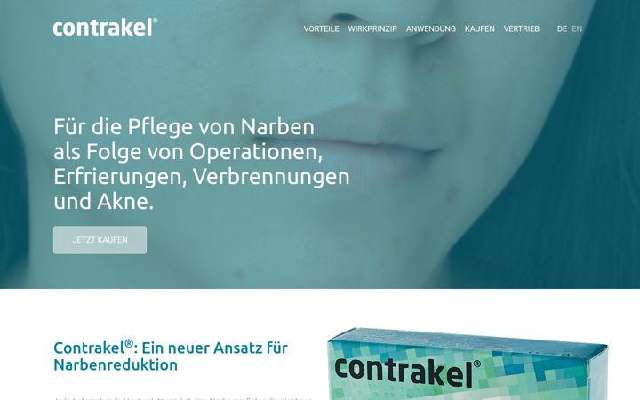 Screenshot of contrakel.de