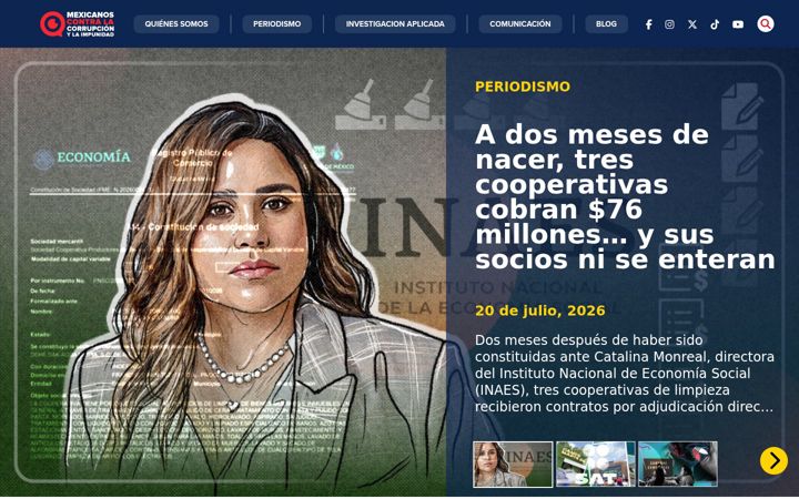 Screenshot of contralacorrupcion.mx