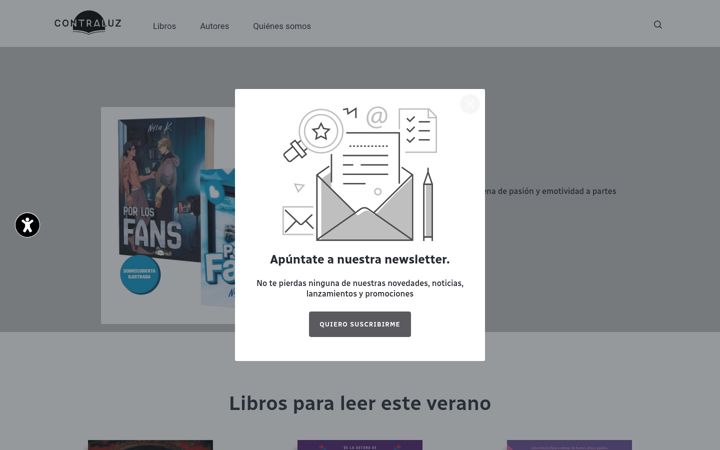 Screenshot of contraluzeditorial.es
