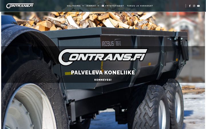 Screenshot of contrans.fi