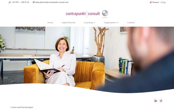 Screenshot of contrapunkt-consult.com