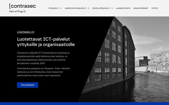 Screenshot του contrasec.fi