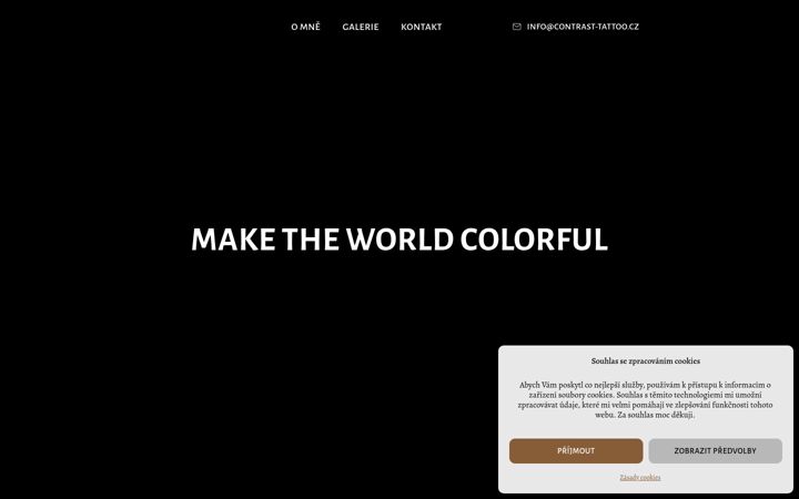 Screenshot of contrast-tattoo.cz