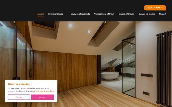 Screenshot of contrastedecorsprl.be