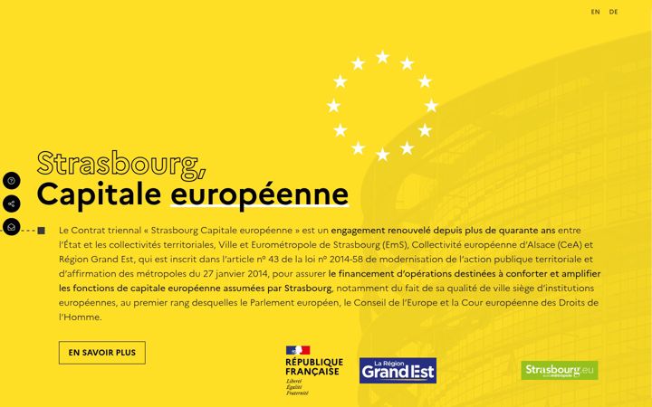 Screenshot of contrat-triennal.eu