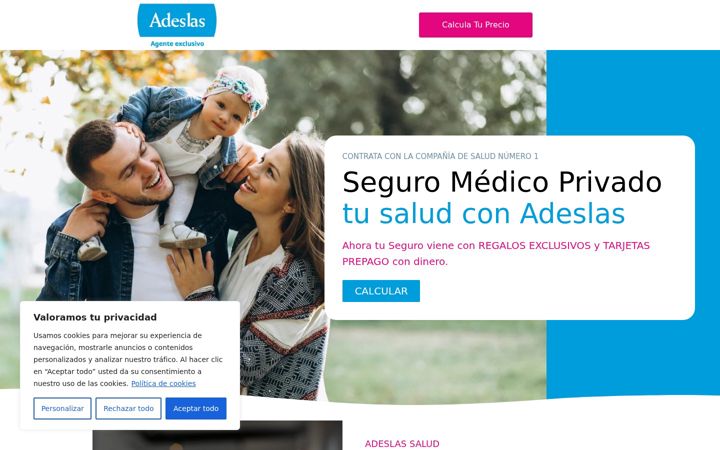 Screenshot of contrata-tu-seguro-online.com
