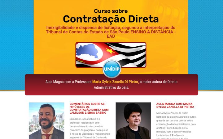 Snimka zaslona za contratacaodireta.com.br