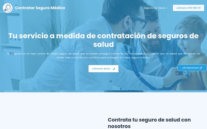 Screenshot of contratarseguroprivado.es