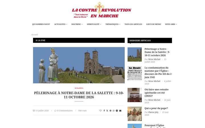 Snimka zaslona za contre-revolution.fr