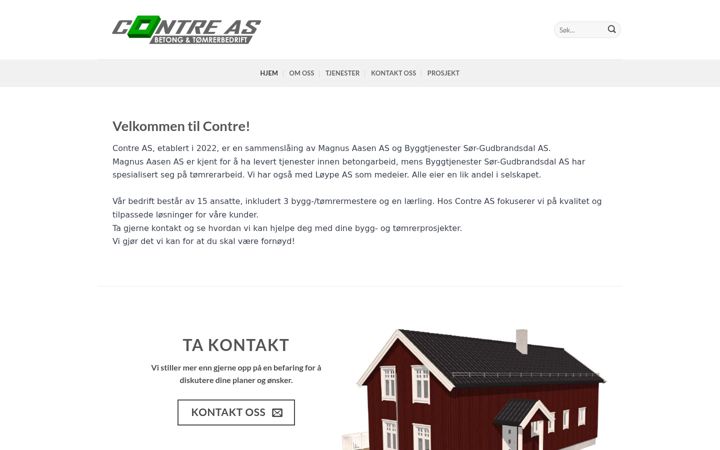 Ekrano kopija contreas.no