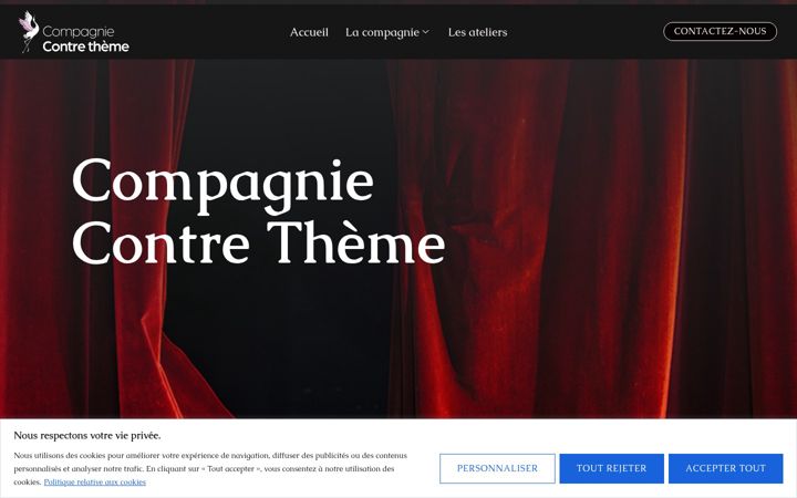 Snimka zaslona za contretheme.fr