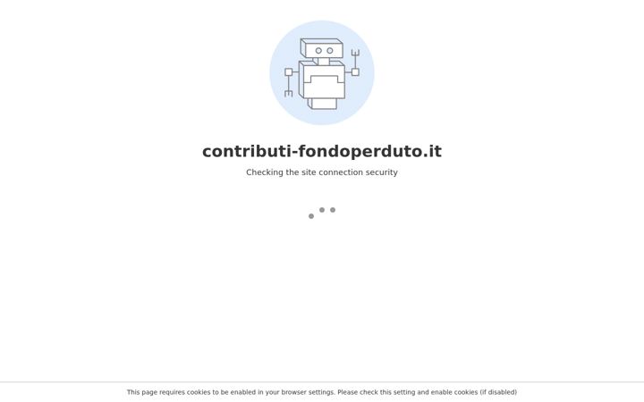 Screenshot of contributi-fondoperduto.it
