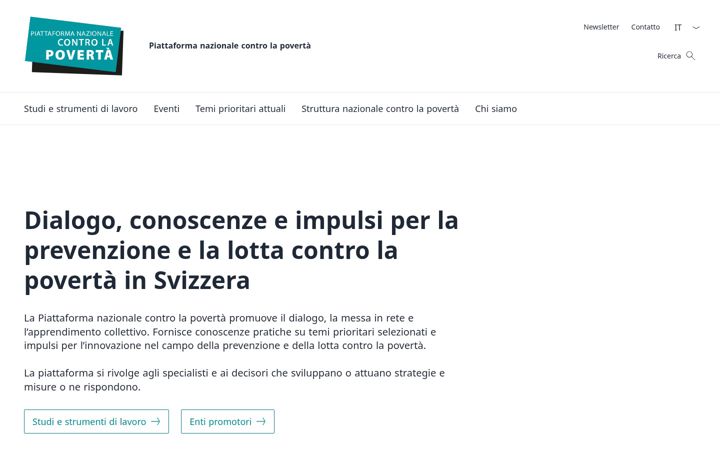 Screenshot of contro-la-poverta.ch