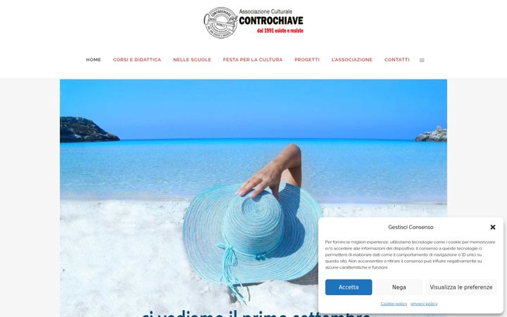 Screenshot of controchiave.it